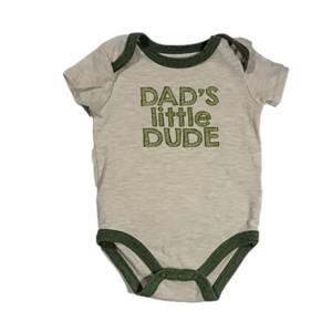 Dad's Little Dude Onesie 9 month